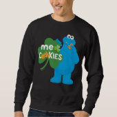 Sweatshirt Cookie Monster | Amour shamrock (Devant)