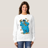 Sweatshirt Cookie Monster Crazy Cookies (Devant entier)