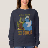 Sweatshirt Cookie Monster | Randonnée Pour Les Cookies (Devant)