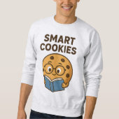 Sweatshirt Cookies intelligents - Apprendre, grandir, briller (Devant)