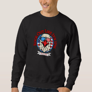Sweatshirt Cool 4'th of July Eagle shirt for Men Women USA Vi