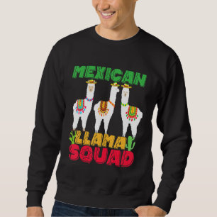 Sweatshirt Cool Alpaca de l'équipe Llama mexicaine Amitié Cin