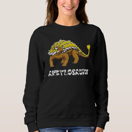 Sweatshirt Cool Ankylosaurus Dinosaur Dino Saurus Reptile (Devant)