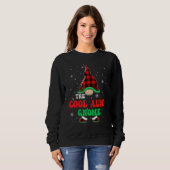 Sweatshirt Cool Aunt Gnome Buffalo Plaid Matching Christmas G (Devant entier)