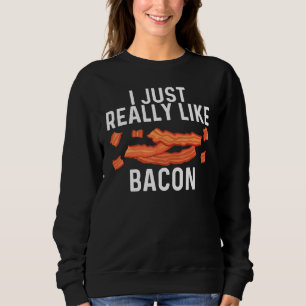 Sweatshirt Cool Bacon Art Pour Hommes Femmes Porc Bande De Po