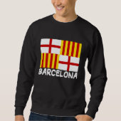 Sweatshirt Cool Barcelona Flag (Devant)