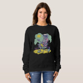 Sweatshirt Cool Beach Vacation Skeleton Summer Time Crab Scho (Devant entier)
