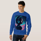 Sweatshirt Cool Beyonce imprimé T-shirt complet Premium (Devant entier)