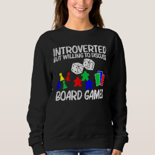 Sweatshirt Cool Board Games Art For Men Women Meeple Card Che