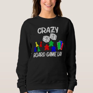 Sweatshirt Cool Board Games Art For Women Mom Meeple Card Che