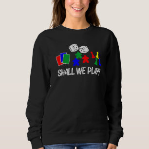 Sweatshirt Cool Board Jeux Pour Hommes Femmes Meepcard Carte