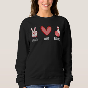 Sweatshirt Cool Bowling Pour Hommes Femmes Bowler Cible Sport