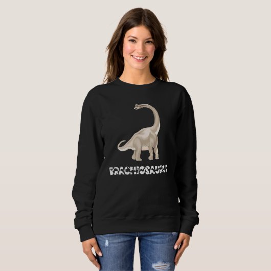 Sweatshirt Cool Brachiosaurus Dinosaur Dino Saurus Reptile He (Devant entier)
