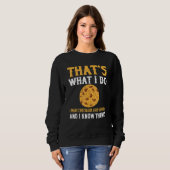 Sweatshirt Cool Chocolate Chip Cookies Apparel Christmas Cook (Devant entier)