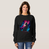 Sweatshirt Cool Cosmic Fossa Galaxy Graphic Space Art (Devant entier)
