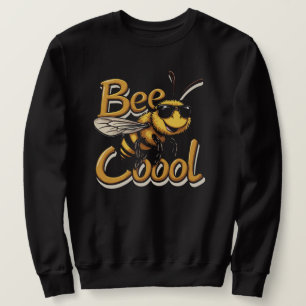 Sweatshirt Cool d'abeilles - Drôle Abeille avec lunettes de s