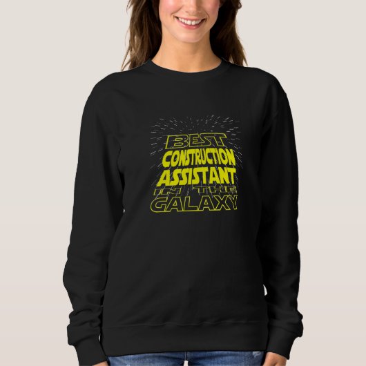 Sweatshirt Cool de construction Galaxy Job (Devant)