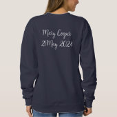 Sweatshirt Cool de mariée Hen Do Bachelorette Design (Dos)