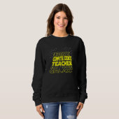 Sweatshirt Cool d'enseignement informatique Galaxy (Devant entier)