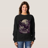 Sweatshirt Cool Dinosaurs Space Graphic Fantasy Art (Devant entier)