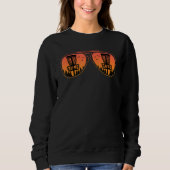 Sweatshirt Cool Disc Golf Reflections Aviator Sunglasses Disc (Devant)