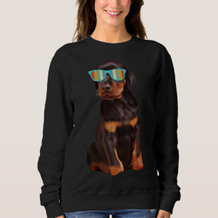 Sweatshirt Cool Doberman Puppy