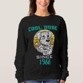Sweatshirt Cool dude since 1988 (Devant)
