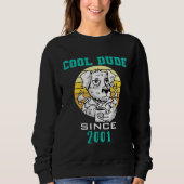 Sweatshirt Cool dude since 2001 (Devant)