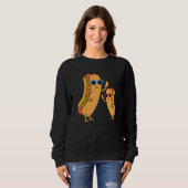 Sweatshirt Cool Franks Saucisses Weiner Restauration rapide L (Devant entier)