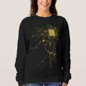 Sweatshirt Cool Geek CPU (Devant)