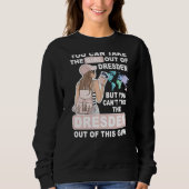 Sweatshirt Cool Girl from Dresden City Proud Dresden Girl (Devant)