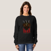 Sweatshirt Cool Heavy Metal Viking (Devant entier)