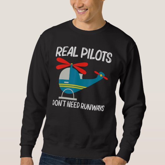 Sweatshirt Cool Helicopter For Men Women Aircraft Aviation Pi (Devant)