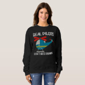 Sweatshirt Cool Helicopter For Men Women Aircraft Aviation Pi (Devant entier)