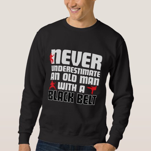 Sweatshirt Cool Karate Humour pour les hommes. Drôle cadeau d (Devant)
