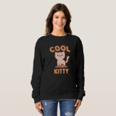 Sweatshirt Cool Kitty (Devant entier)