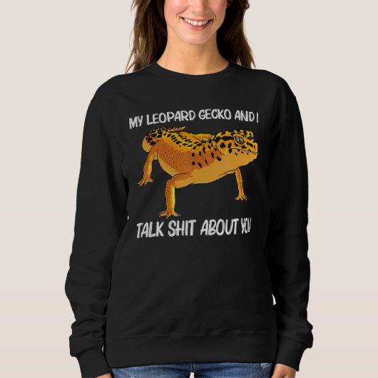 Sweatshirt Cool Leopard Gecko Pour Hommes Femmes Panther Geck (Devant)