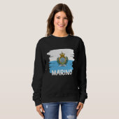Sweatshirt Cool Marino Flag (Devant entier)