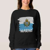 Sweatshirt Cool Marino Flag (Devant)