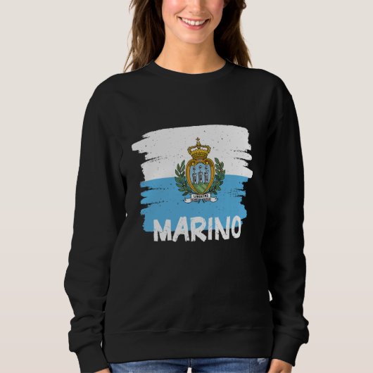 Sweatshirt Cool Marino Flag (Devant)