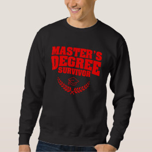 Sweatshirt Cool Masters Diplôme Pour Hommes Femmes Mba Diplôm