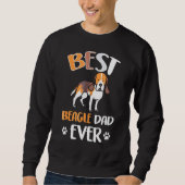 Sweatshirt Cool meilleur Beagle père jamais (Devant)