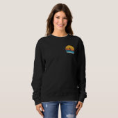 Sweatshirt Cool Monter Paddle Board Dog Sup Paddle Board (Devant entier)