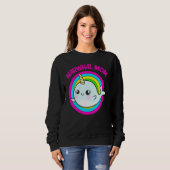 Sweatshirt Cool Narwhal Pour Maman Mère Rainbow Tusk Mer Unic (Devant entier)