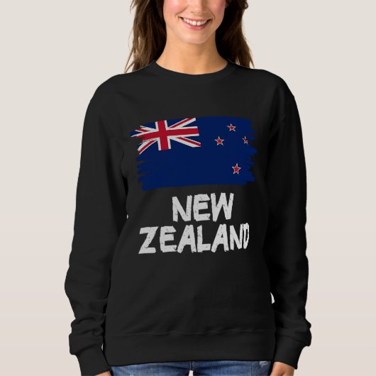 Sweatshirt Cool New Zealand Flag (Devant)