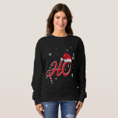 Sweatshirt Cool Noël HO-3 Santa Hat Funny (Devant entier)