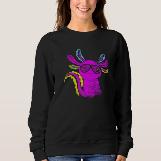 Sweatshirt Cool Party Animal Sunglass Mexican Salamander Funn (Devant)