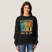 Sweatshirt Cool Penguin For Men Women Emperor Penguin Bird (Devant entier)
