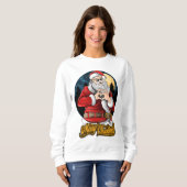 Sweatshirt Cool Père Noël (Devant entier)