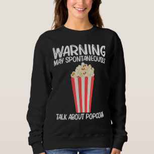 Sweatshirt Cool Popcorn Pour Hommes Femmes Beurre Sucré Beurr